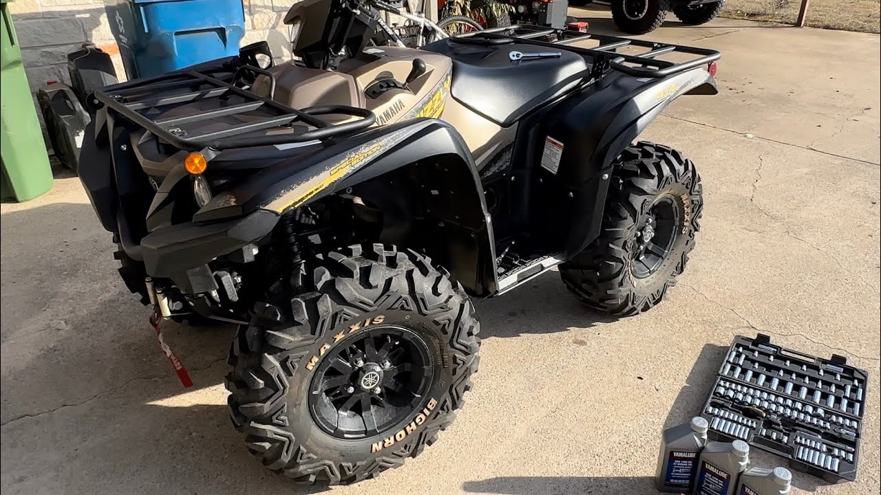 Услуга по замене масла Yamaha Grizzly (самый простой способ для владельца)