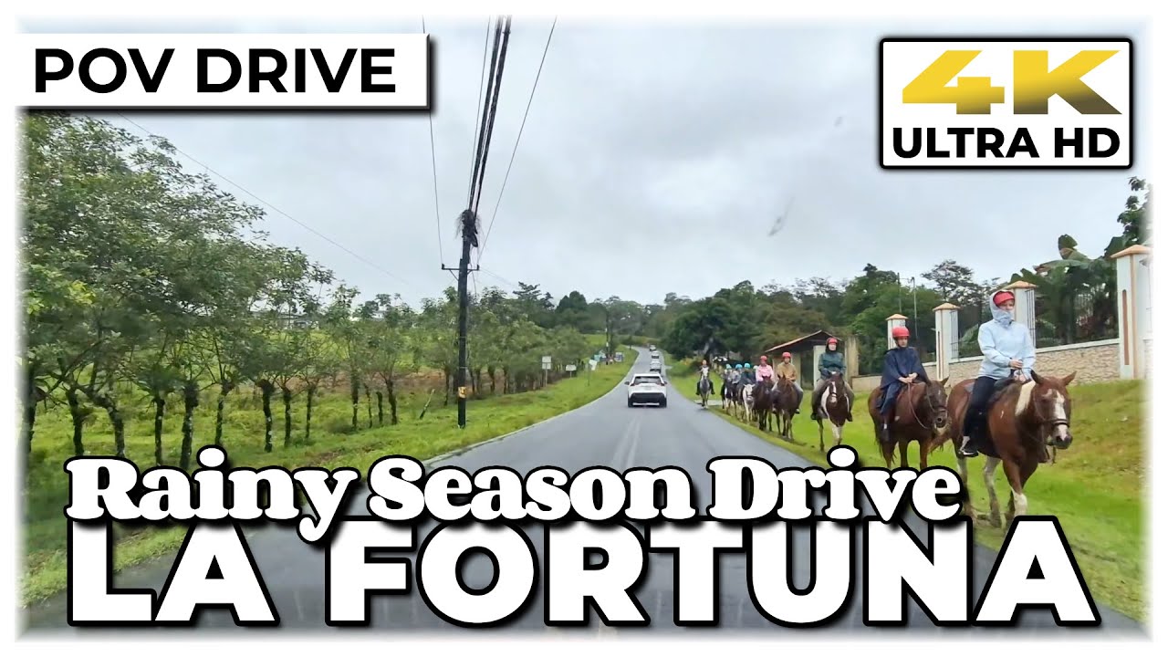 [4K] [60fps] POV Drive Costa Rica 🚗 Experience Driving Near La Fortuna #pov