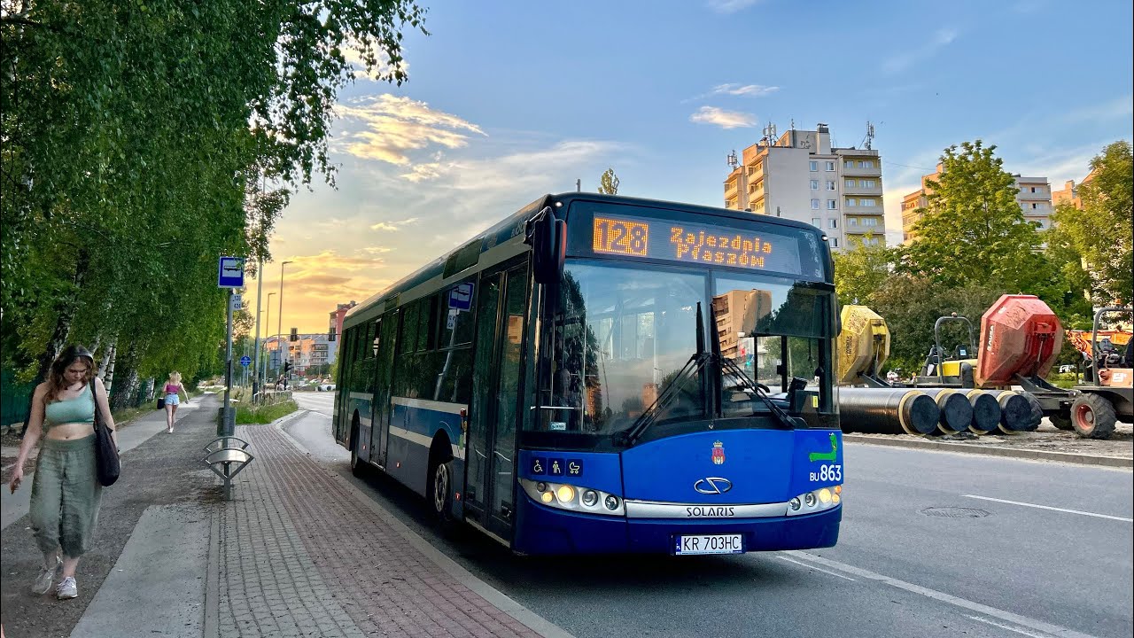 ⚡Solaris Urbino 12 III  BU863  MPK Kraków |LINIA 128|