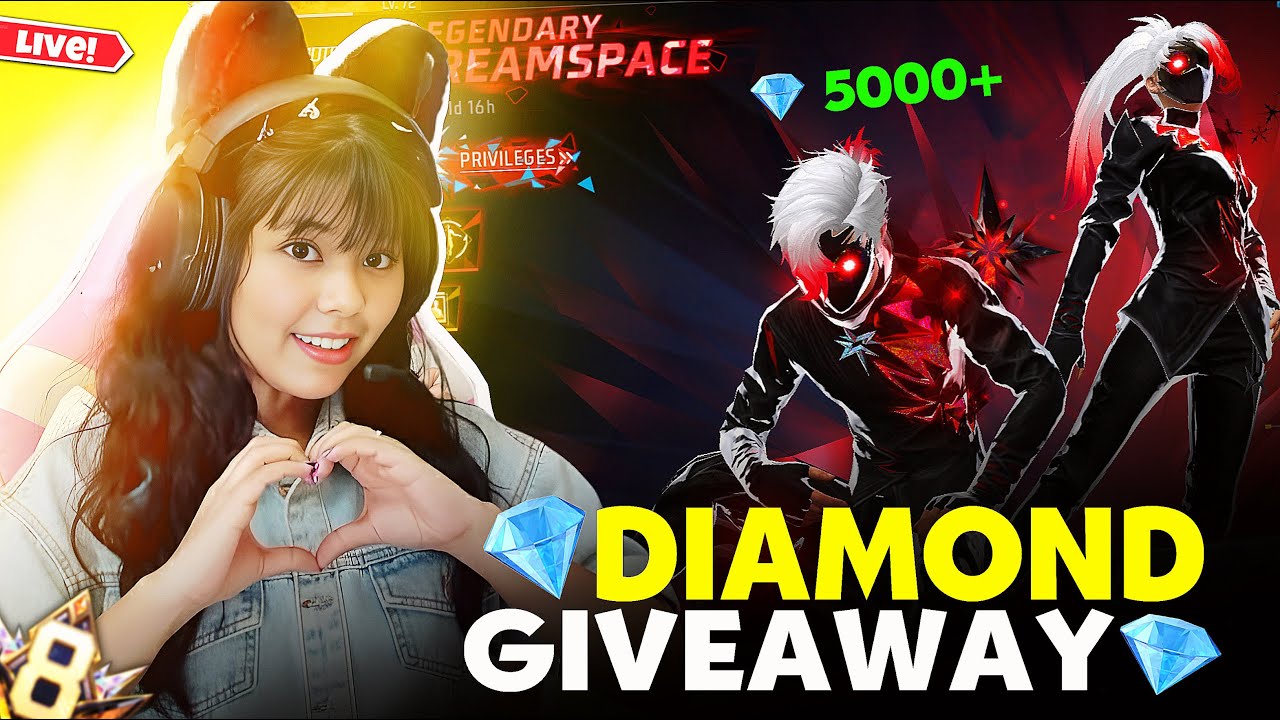 🔴FREE FIRE LIVE GIVEAWAY CUSTOM ROOMS FF LIVE GIVEAWAY#FFLIVEGIVEAWAY#freefirelive #facecam