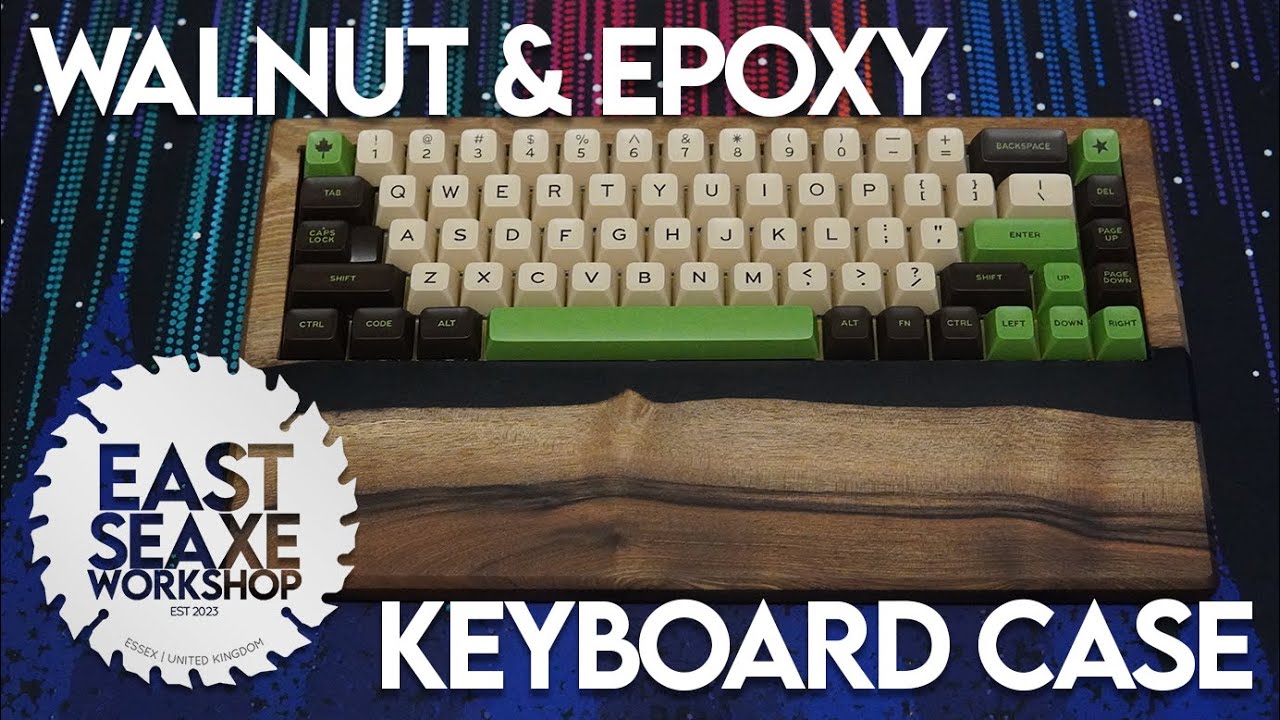 Building A Custom Keyboard Case: Wood and Epoxy Project | East Seaxe Workshop