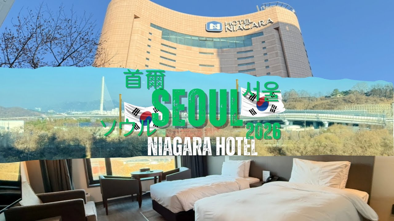 🇰🇷Seoul🇰🇷 180 Degree Han River View 🌊 Korean Public Bath Visit 🇰🇷♨️ Niagara Hotel 🏨 2026