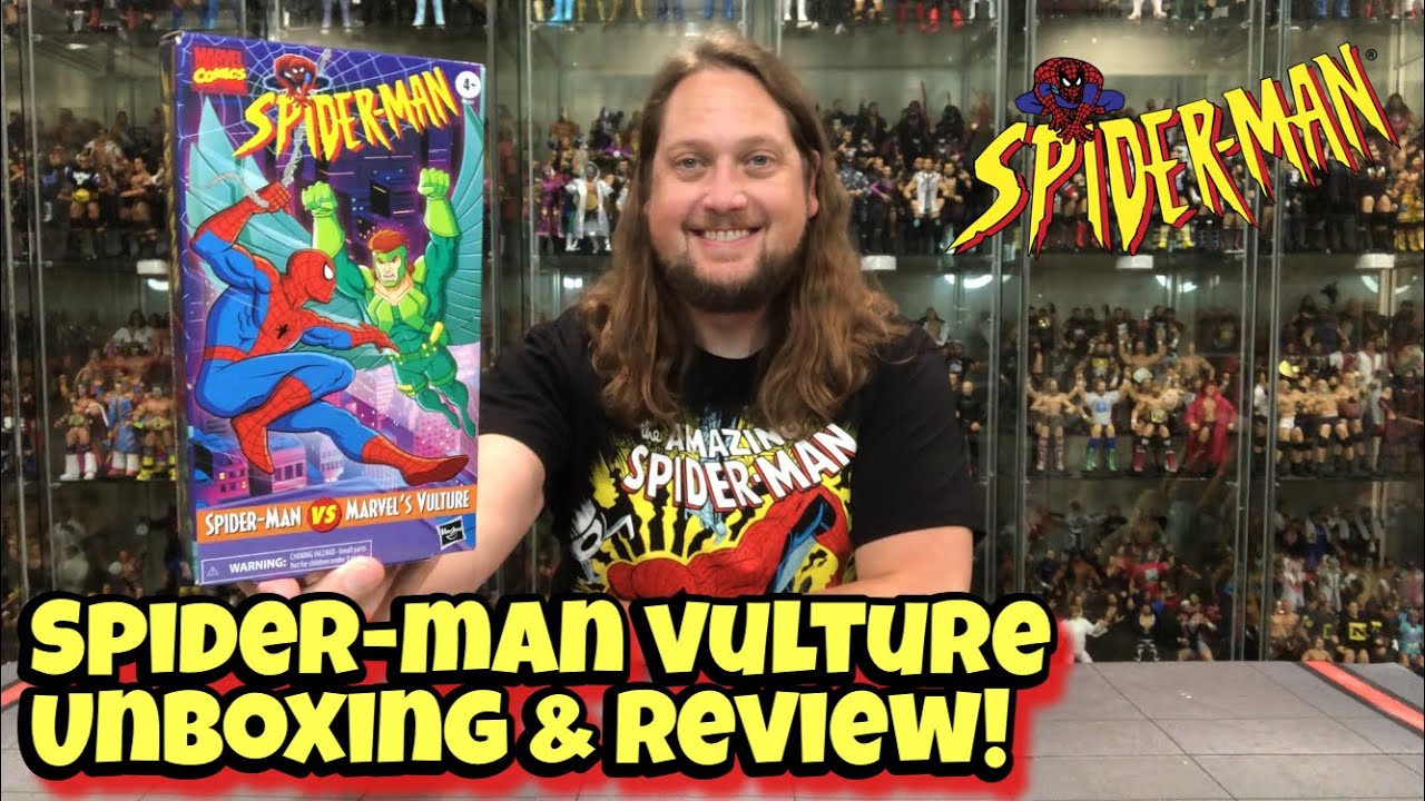 Spiderman vs Vulture Spiderman Animated Series Marvel Unboxing & Review!