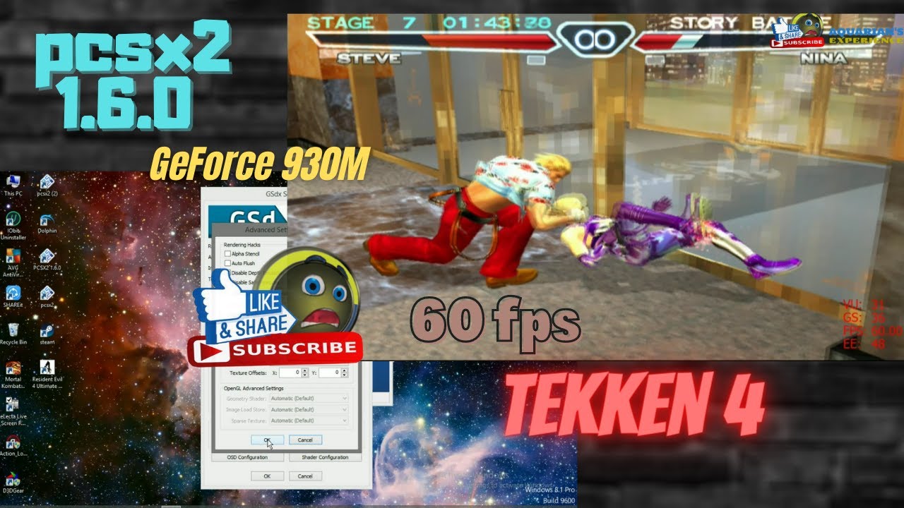 Tekken 4 PCSX2 Best Settings - 1.6.0 on PC | 2020
