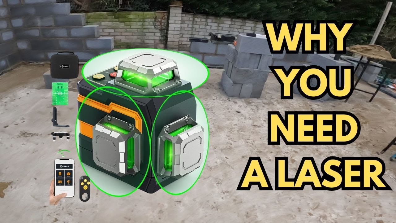 Bricklayer Discovers Huge PROBLEM. Laser Level Review