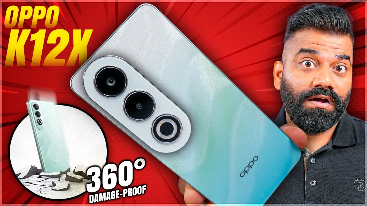 Oppo K12x Unboxing & First Look - Military Grade Certified Smartphone🔥🔥🔥
