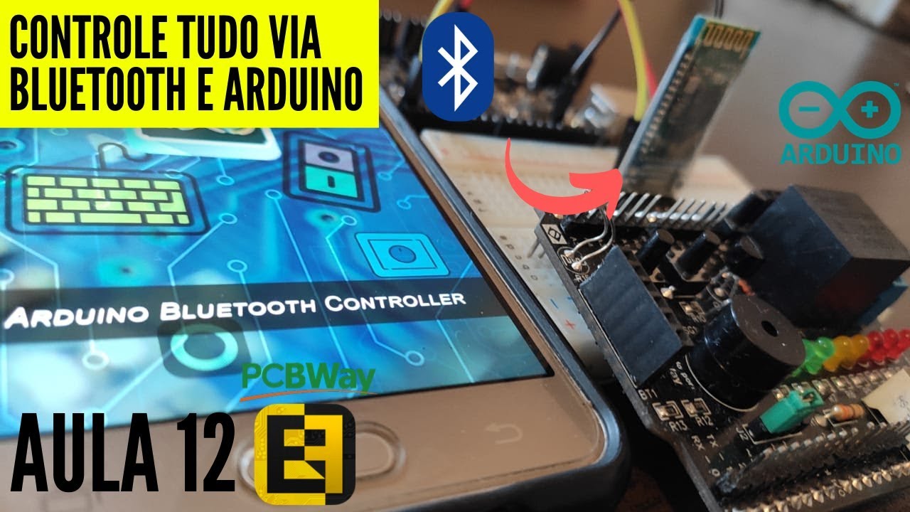 Como Controlar tudo pelo Celular via Bluetooth? Curso de Arduino Eletrônica Fácil