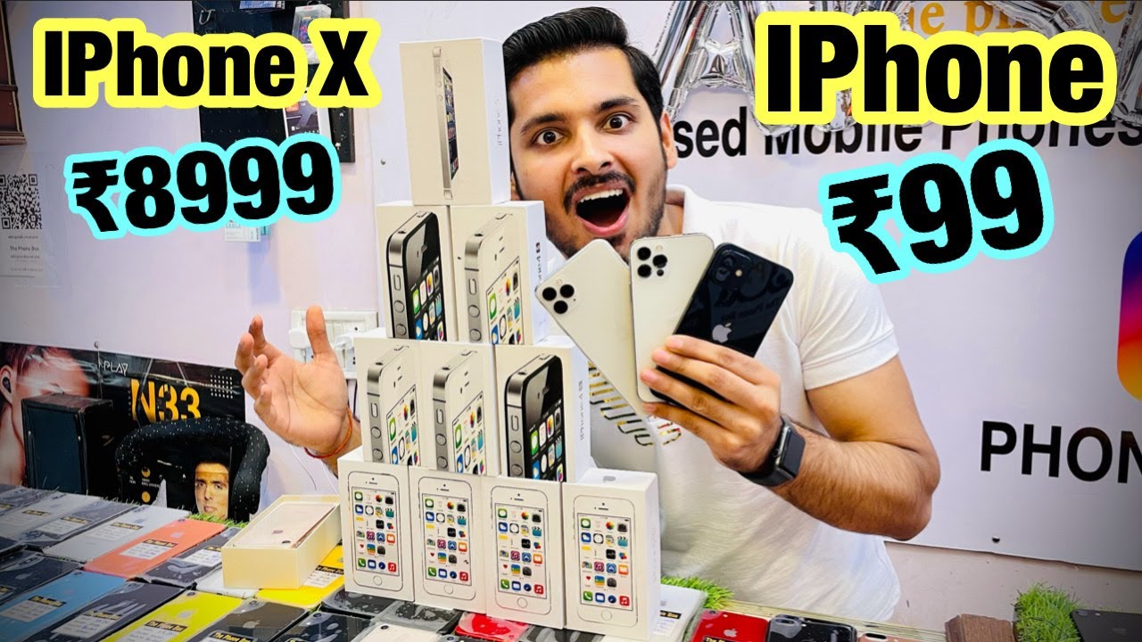 Phone Box IPhone Deal मात्र ₹99🔥  IPhone X Only 8999! New Stock with all accessories with Delivery!