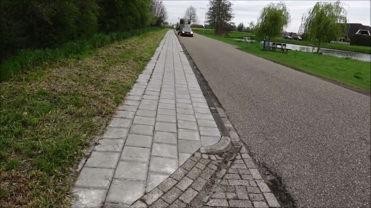 Fernwandern in Bad Nieuweschans NL W Mettingstraat Achterweg   Teil 3