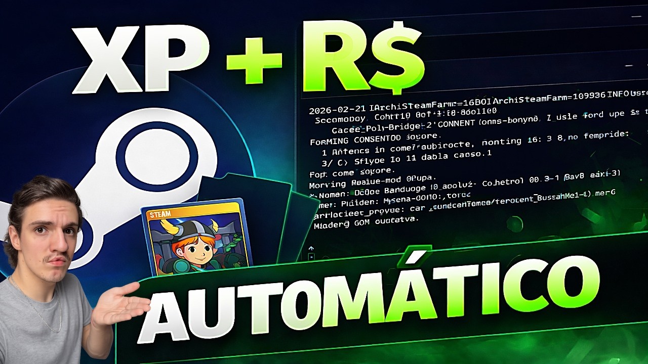 MELHOR FARM AUTOMATICA DE CARTAS NA STEAM 2026