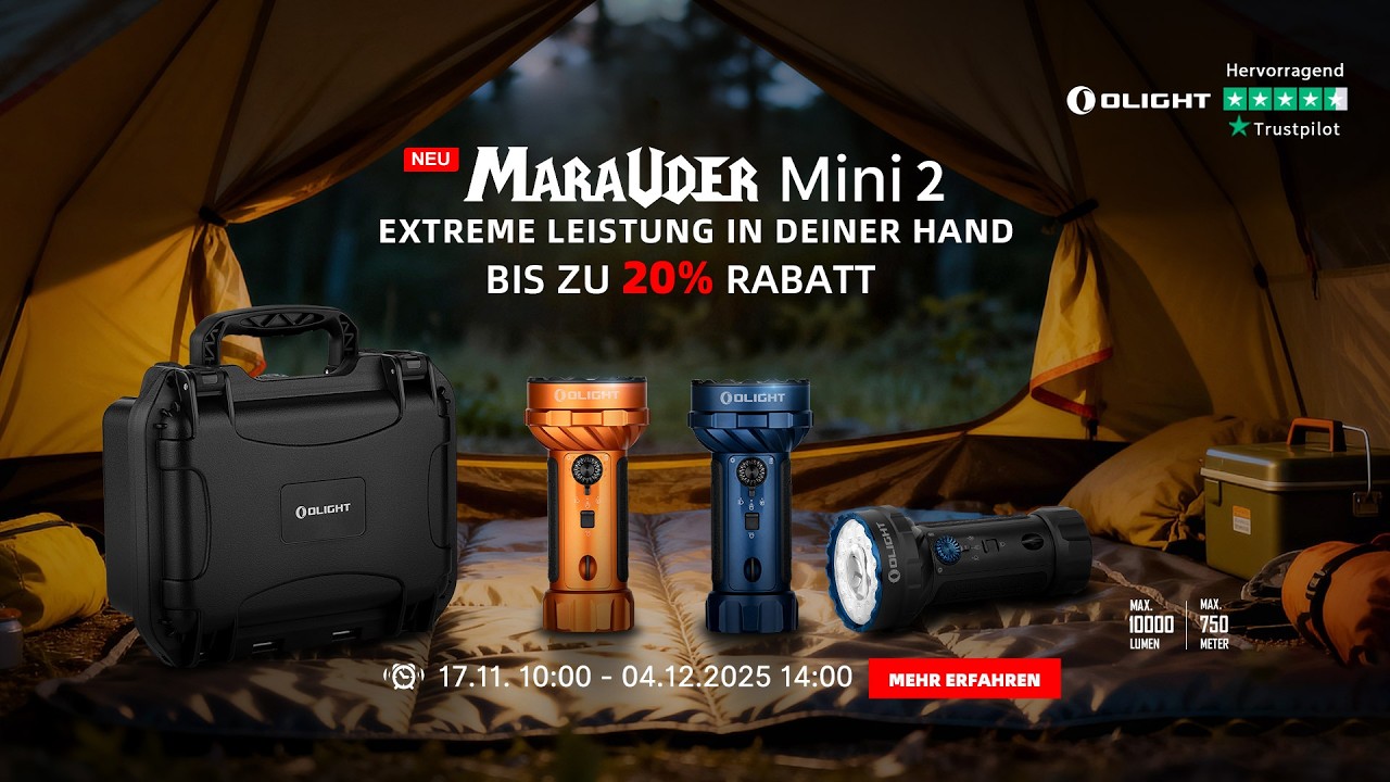 Olight Marauder Mini 2 | Gewinnspiel