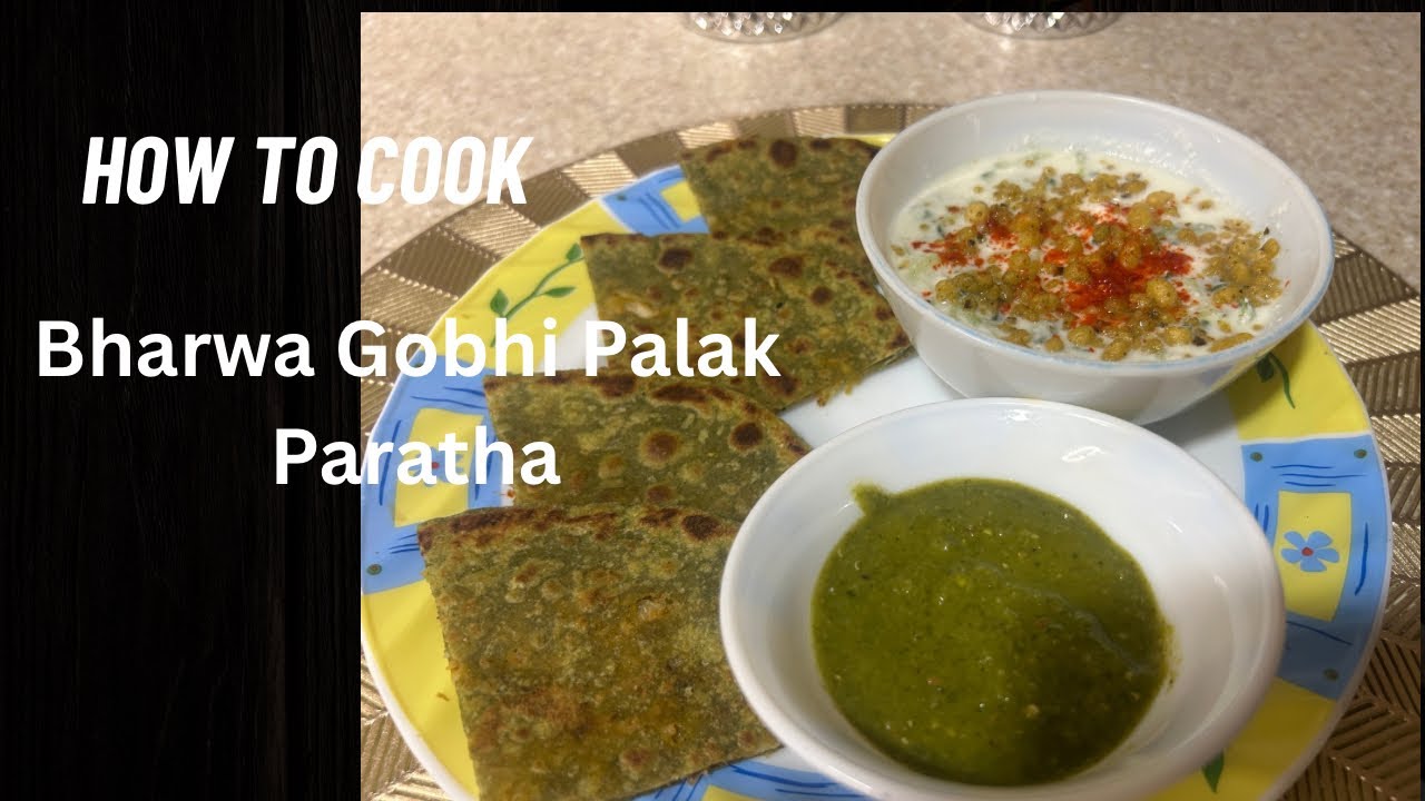 How to cook Bharwa Gobhi Palak paratha 🫓 