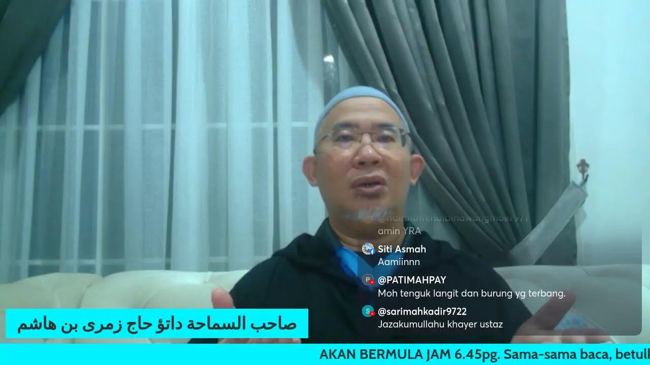 ALLAH PELINDUNG KITA bhg 2  (HADITH 36)   MUDARASAH KITAB AL WAFI SIRI 455  29/9/47 , 19/3/26