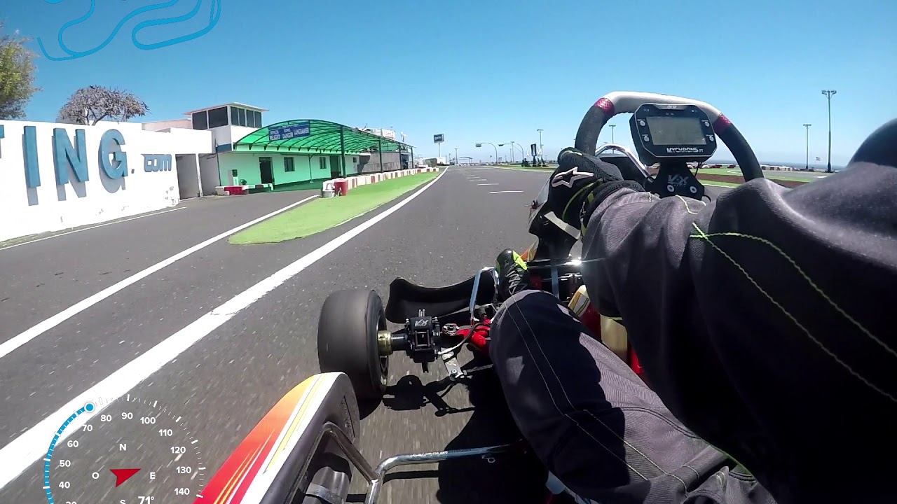 Primeros entrenamientos en el Gran Karting Club de Lanzarote