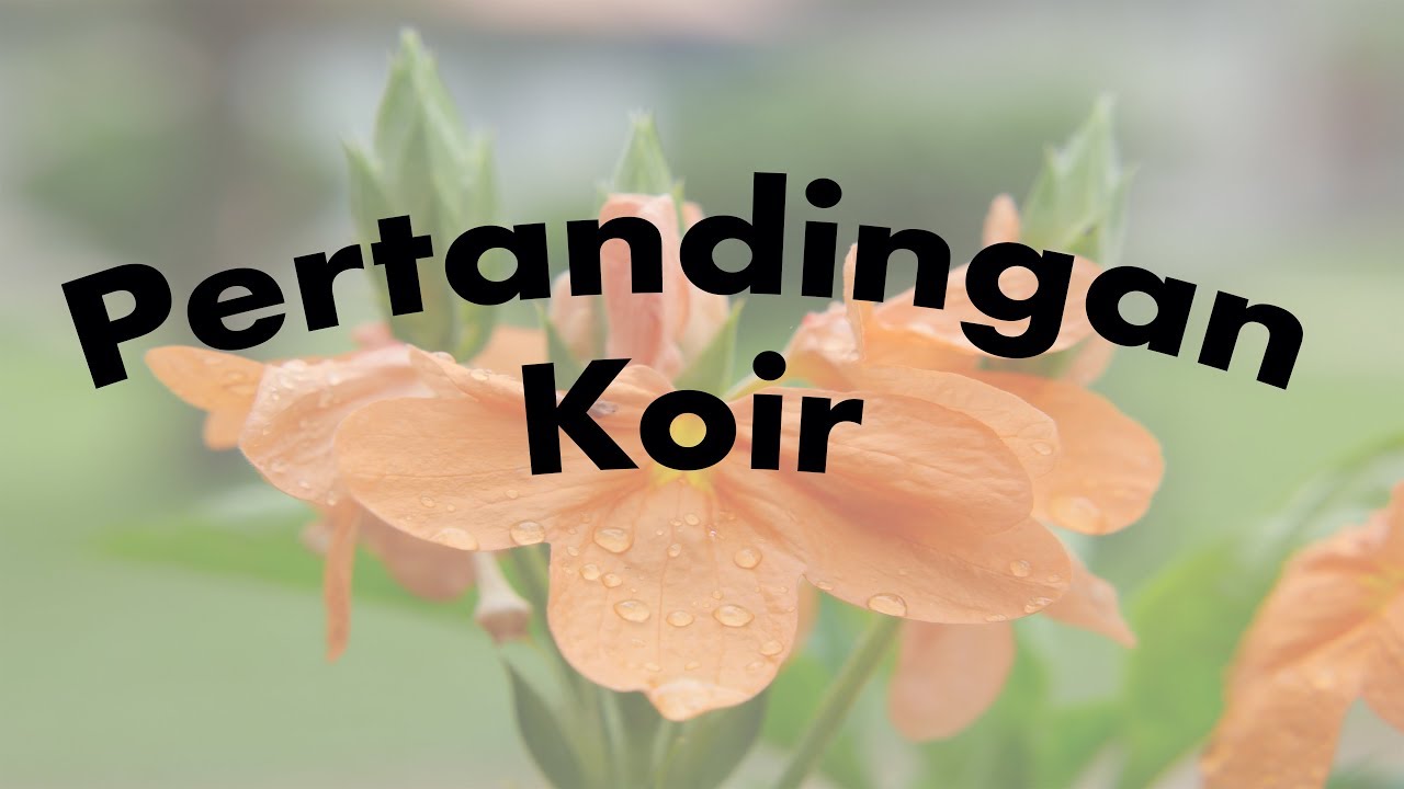 Pertandingan Koir SK Kemabong 2017