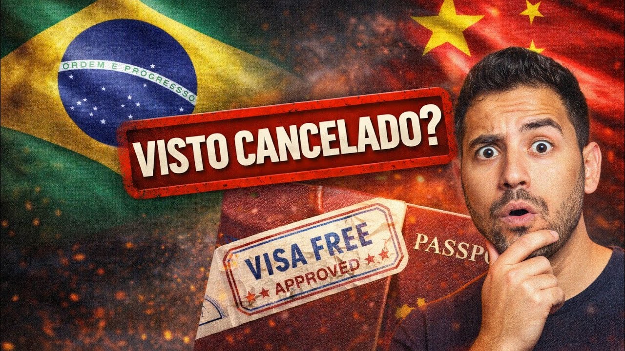 🇧🇷🇨🇳 Brasil concederá isenção de visto para cidadãos chineses