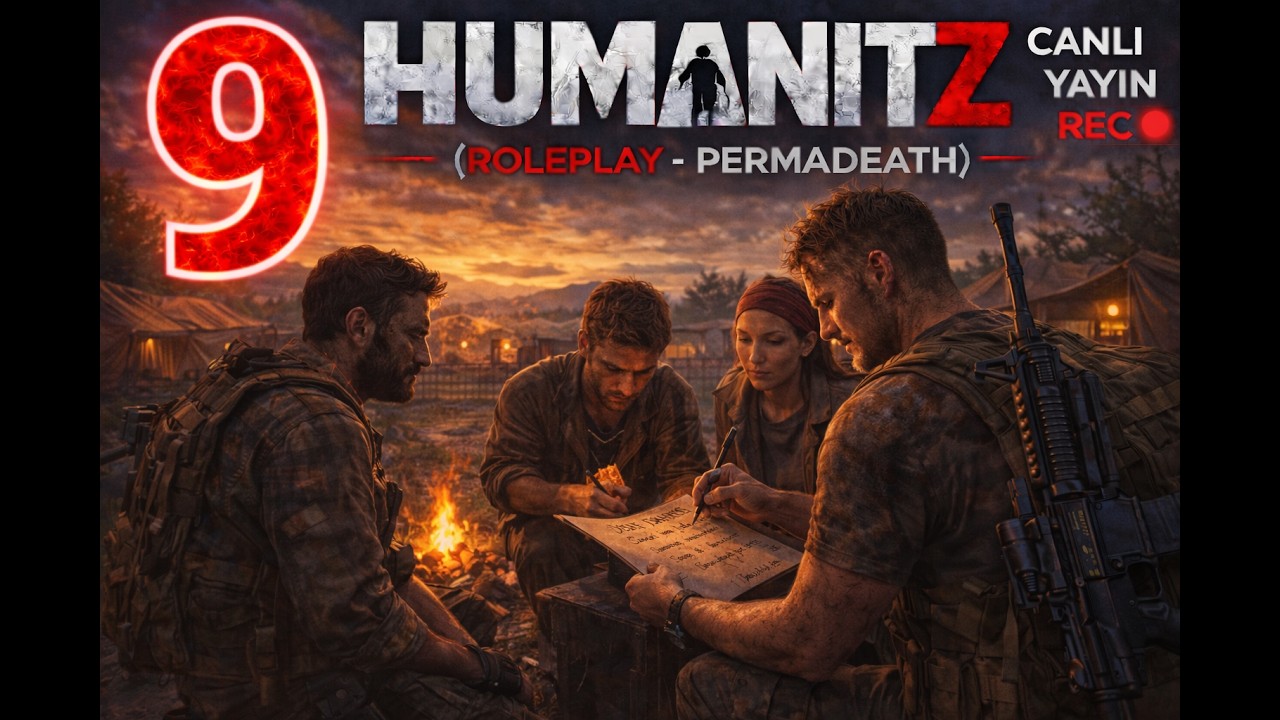 HumanitZ CANLI YAYIN EN DETAYLI TÜRKÇE REHBER - 9.BÖLÜM: GÖREVLER ZORLAŞIYOR(PERMA DEATH)⭐️#humanitz