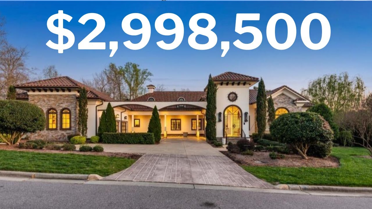 Tour a $2,998,500 Floridian-Modern Style Luxury Home, DURHAM NC I Resort Style Living I