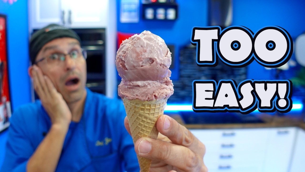 I Made the HEALTHIEST Dark Cherry Ice Cream with Ninja Creami
