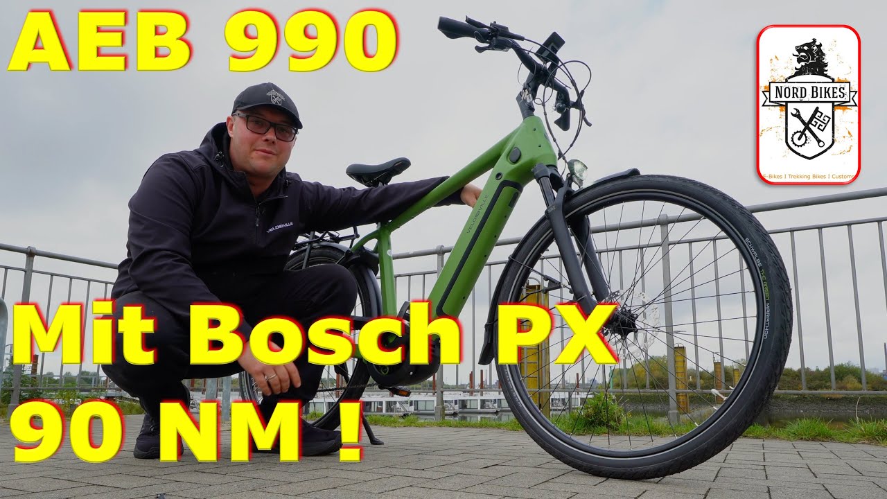 Das neue Velo de Ville AEB 990 mit PX-Motor – 90 Nm Power an der Weser!