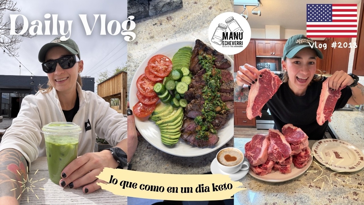 🥩HACK VIRAL DE CARNE DE COSTCO | LO QUE COMO EN UN DIA DIETA KETO | VLOG 2013 | Manu Echeverri