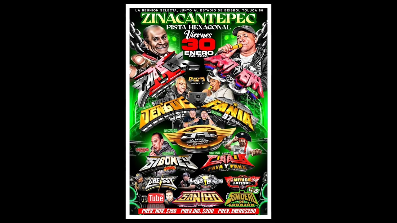 SONIDO FANTASMA EN ZINACANTEPEC VIERNES 30 ENERO 2026 CD.COMPLETO VOL.1