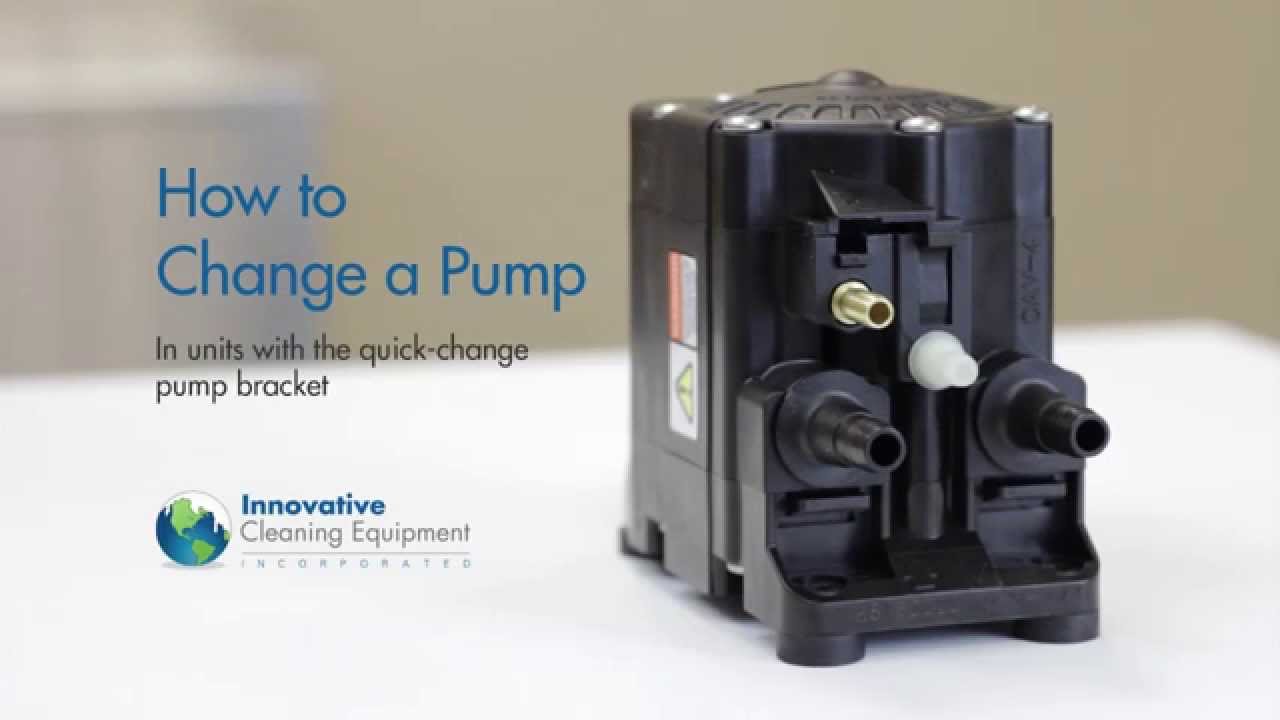 Changing a Pump - with Quick-Change Pump Bracket | FOAMit