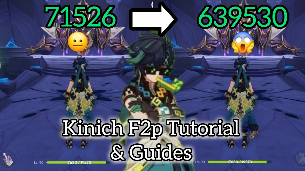Kinich 600k Dmg easily, F2p build and Tutorial must watch Genshin Impact.