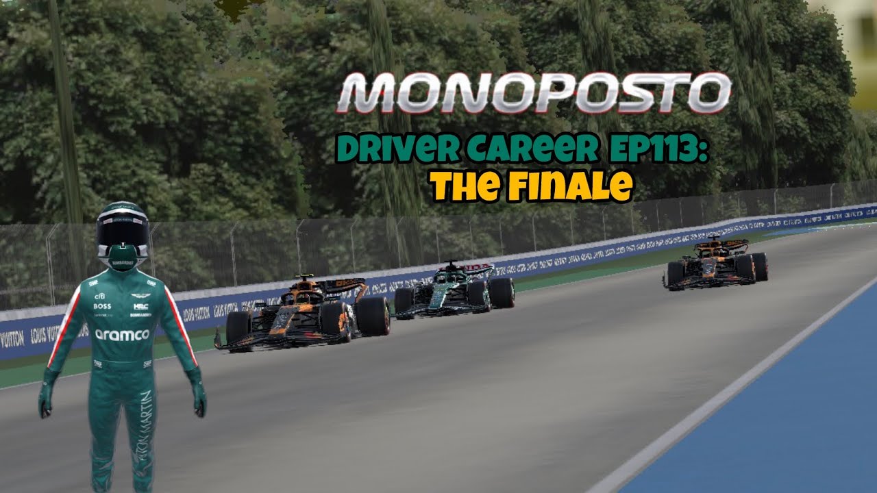 Monoposto Driver Career EP113: SEASON FINALE! CAN WE WIN THE TITLE?
