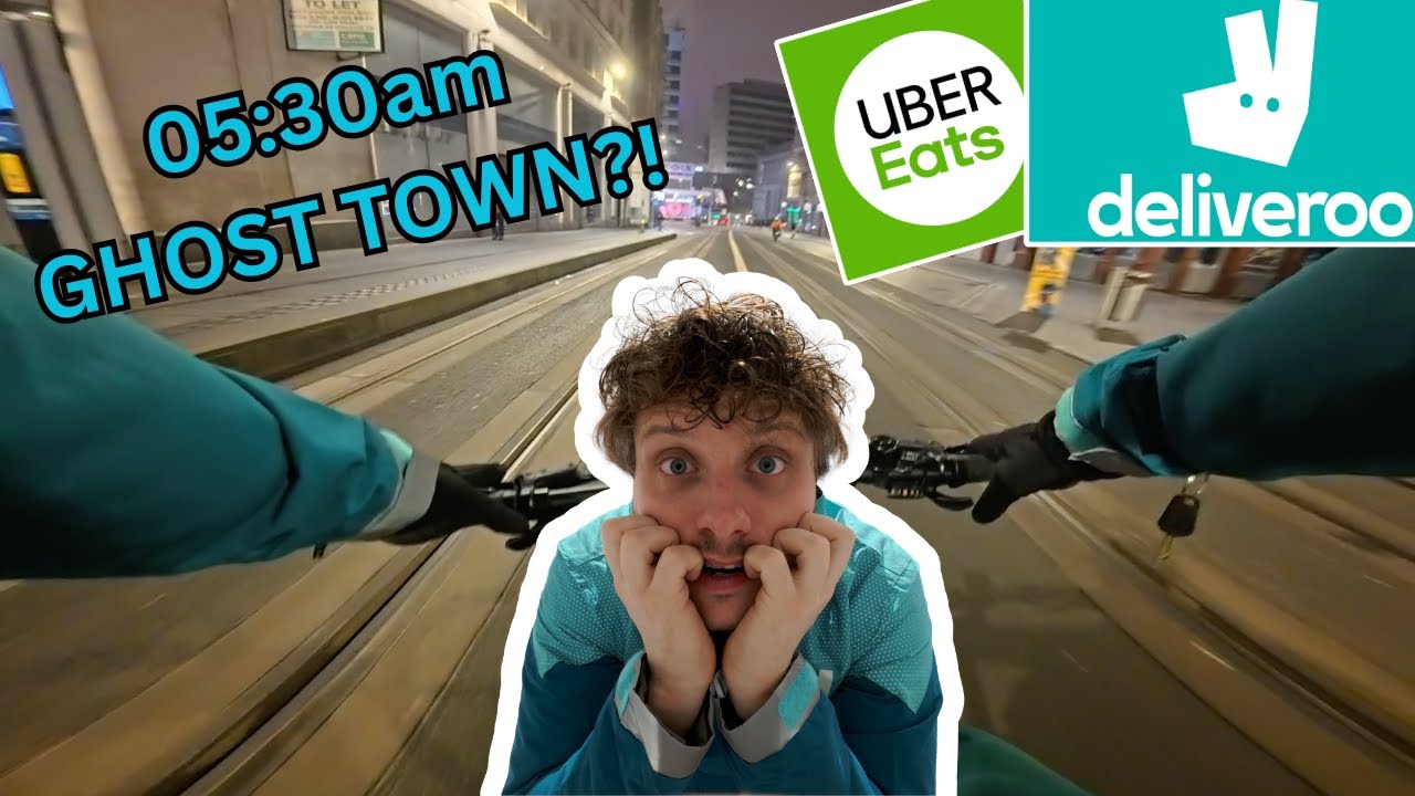 Deliveroo & Uber Eats at 5:30am in Birmingham | Is It Worth Going Out?