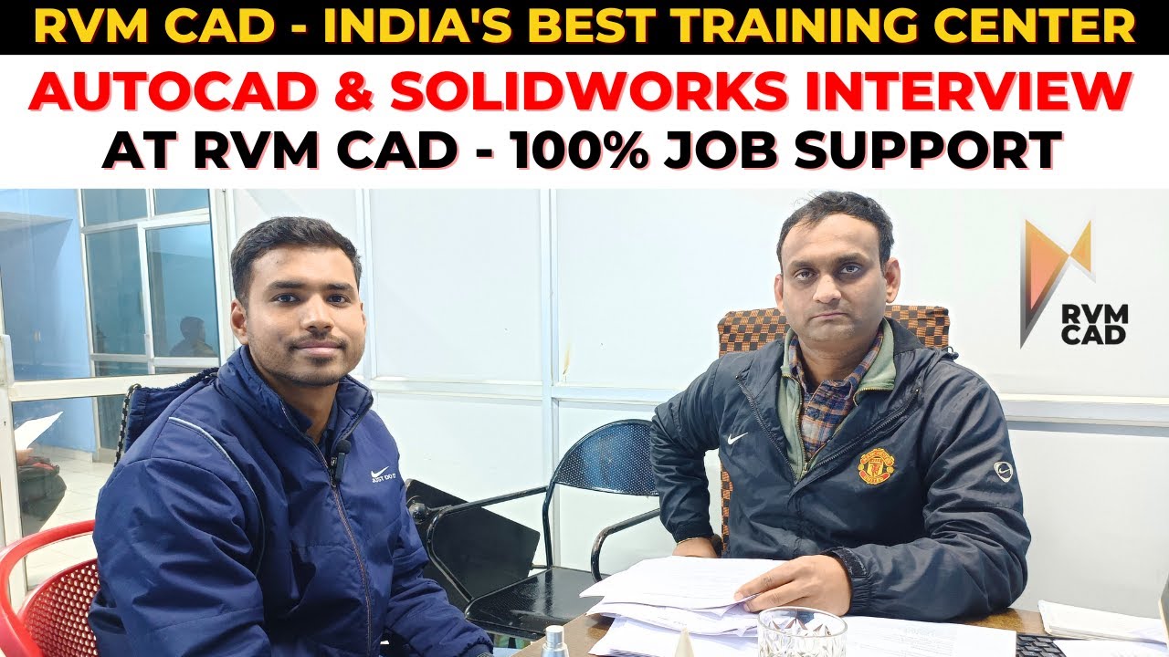 Autocad Solidworks Interview for Mechanical Diploma & Engineering Students | RVM CAD