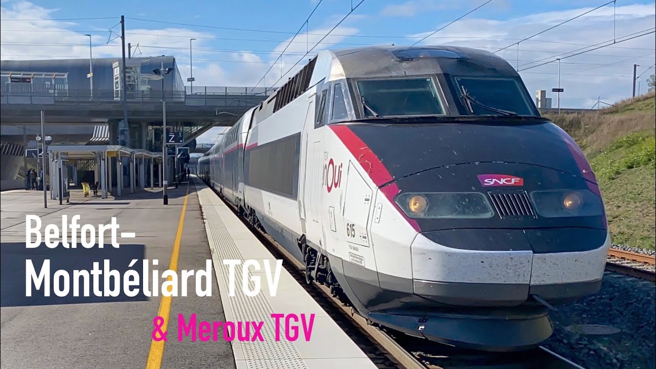 Gare de Belfort-Montbéliard TGV & Meroux TGV  | LGV Rhin-Rhône | TGV Reseau Duplex | TGV Lyria