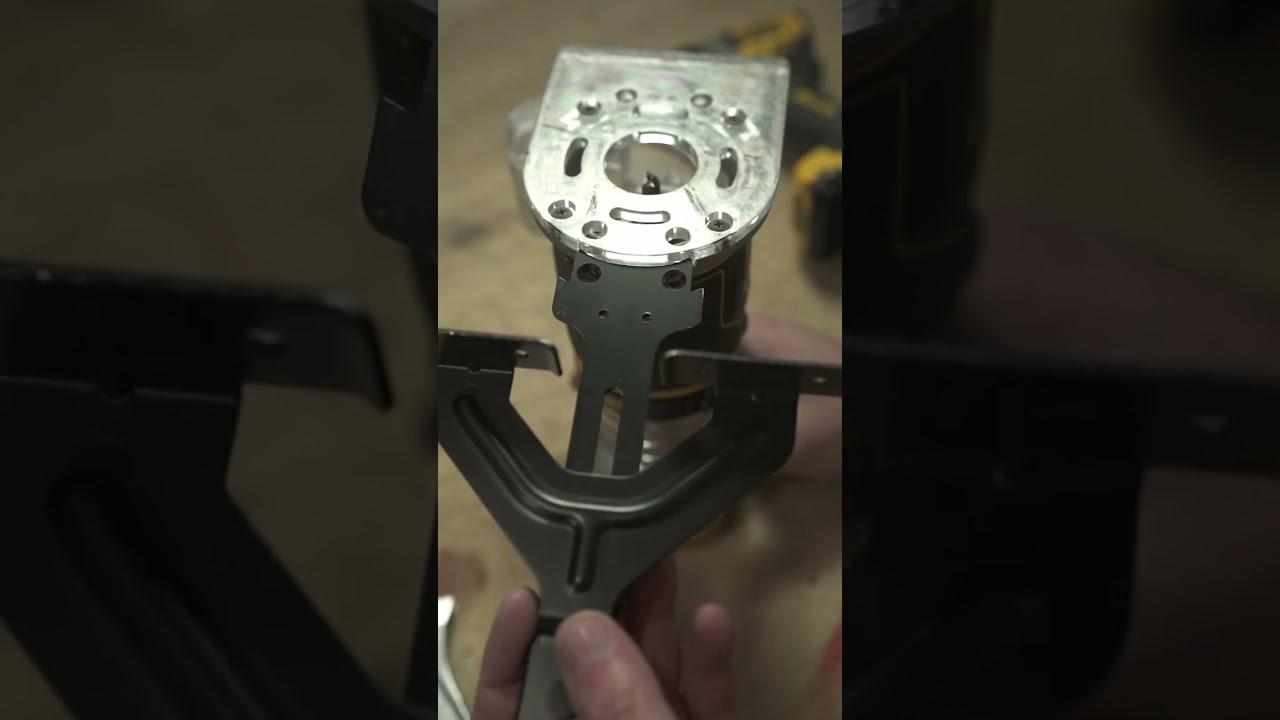 Router edge guide for DeWALT DNP618 #shorts
