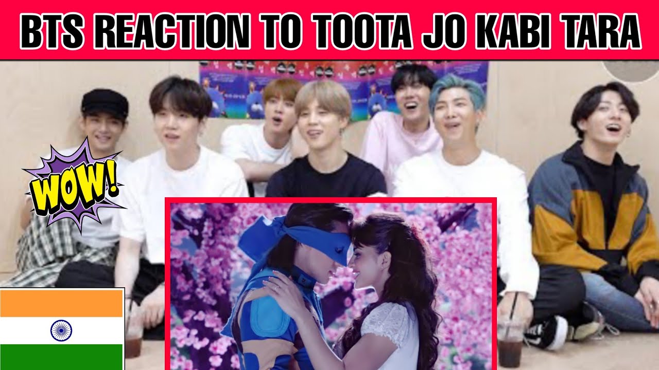 BTS Reaction To Bollywood songs || Toota Jo Kabhi Tara || BTS REACTION TO INDIAN SONGS || bts india