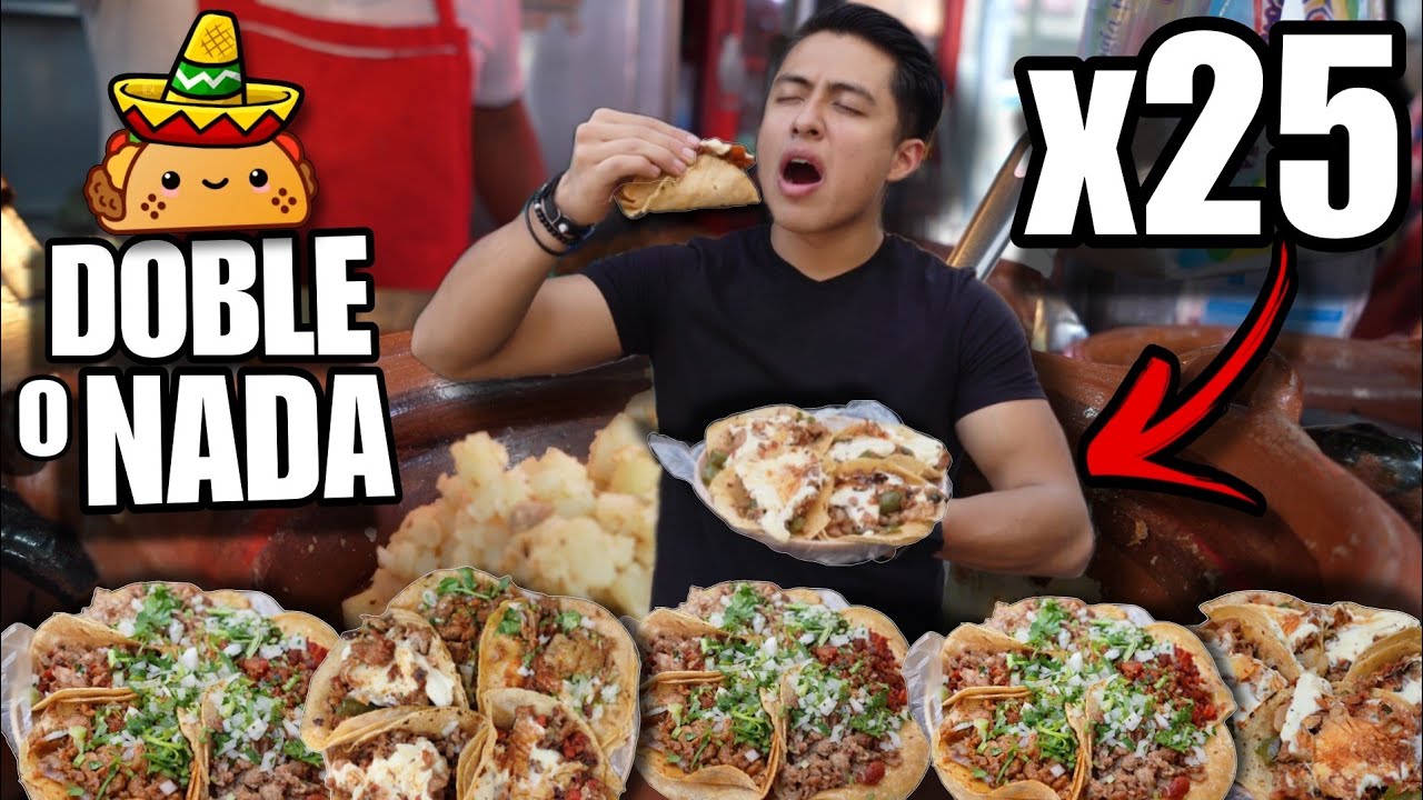 EL RETO de 25 TACOS “EL CHINO