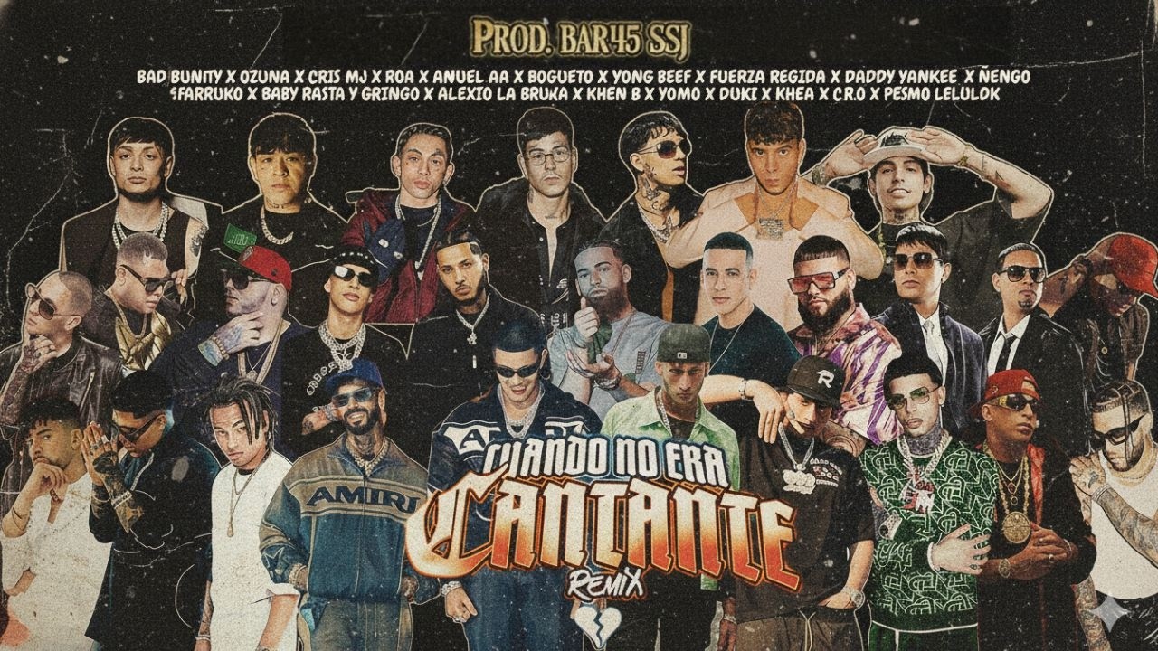 Cuando No Era Cantante Remix - El Bogueto ft. Yung Beef, Anuel AA, Bad Bunny, Duki, Luar la L,etc...
