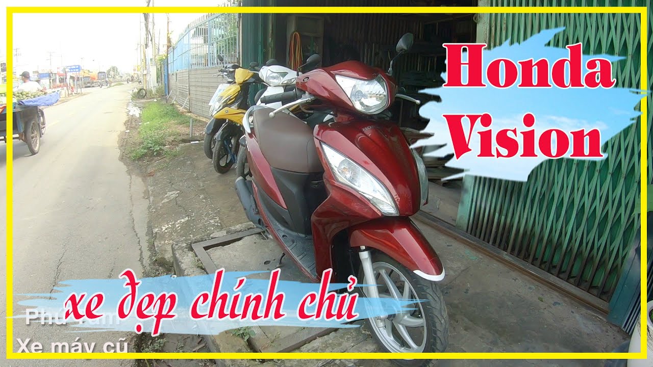 VISION 2013 XE ĐẸP CHO CHỊ EM PHỤ NỮ | X.e m.á.y cũ giá rẻ Sài Gòn ✅ Phú Tâm xe máy cũ
