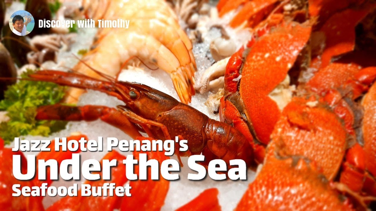 Подводный буфет с морепродуктами в отеле Jazz Hotel Penang #буфетсморепродуктами