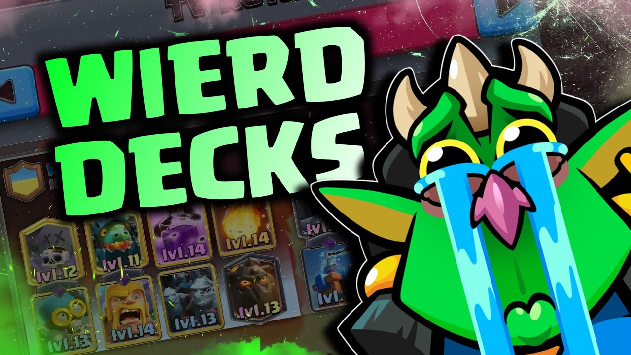 *WEIRDEST DECKS* From TV ROYALE WORKS?!! Worst Decision??