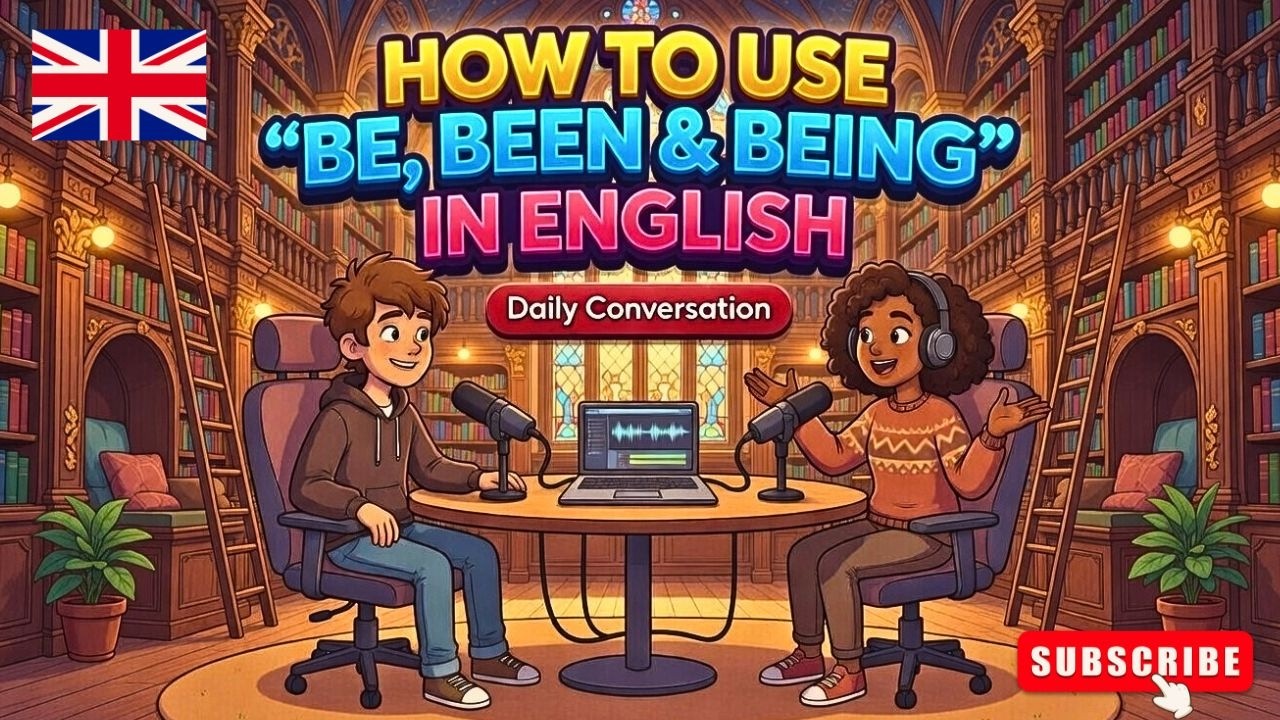 Be, Been & Being What’s the Difference? Watch This! | English Conversation Practice
