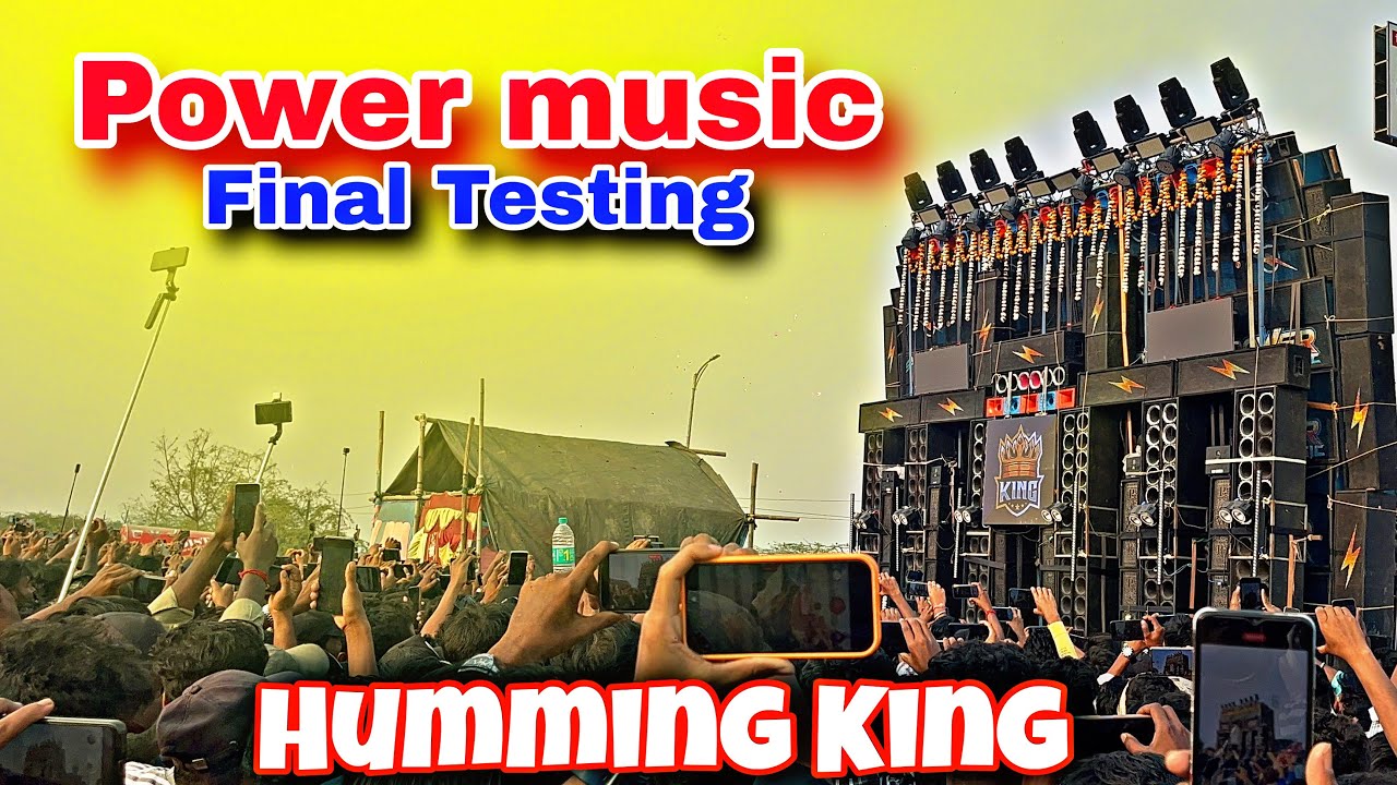 Power Music Final Sound Check Motto Mela 🤯 !! Khatarnak Bass 