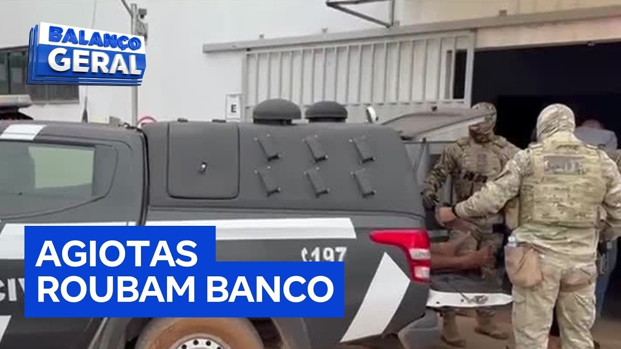Polícia desmantela quadrilha após roubo a banco em Mato Grosso