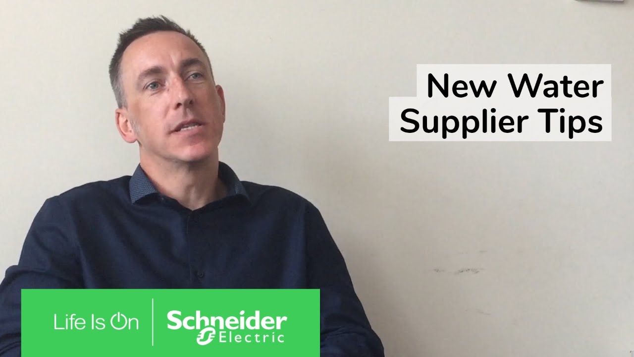 New Water Supplier Considerations and Recommendations | Schneider Electric