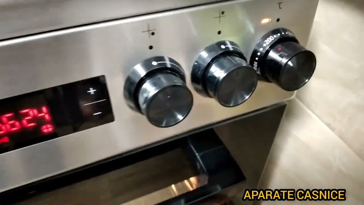 Aragaz BEKO FSMT52320DXO, 4 arzatoare,Mixt Gaz + Electric, L 50 cm, Grill, Rotisor, inox