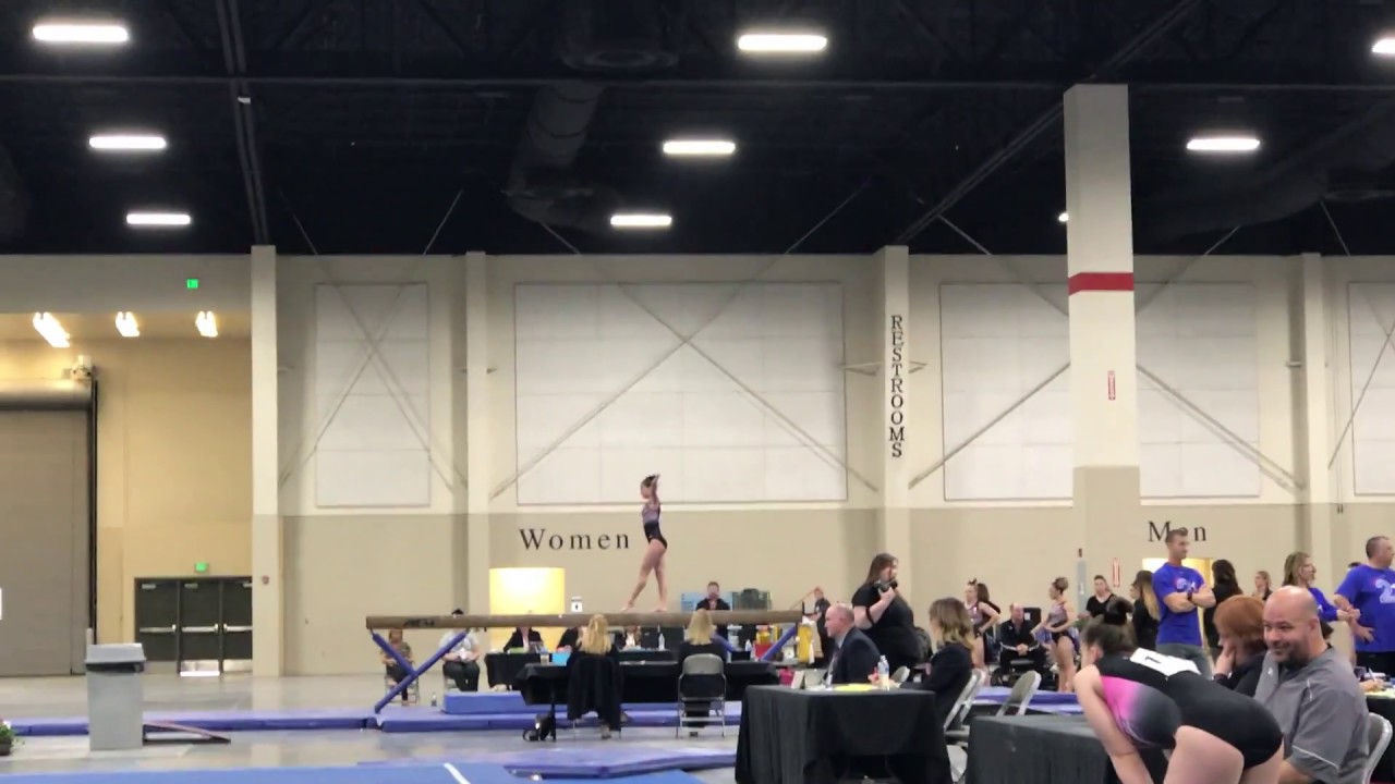 Western Championships Beam Routine