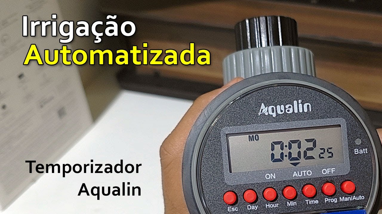 Temporizador Aqualin para Irrigação Automática