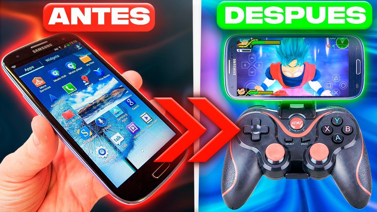 Convertí 5 CELULARES del 2010 en CONSOLAS