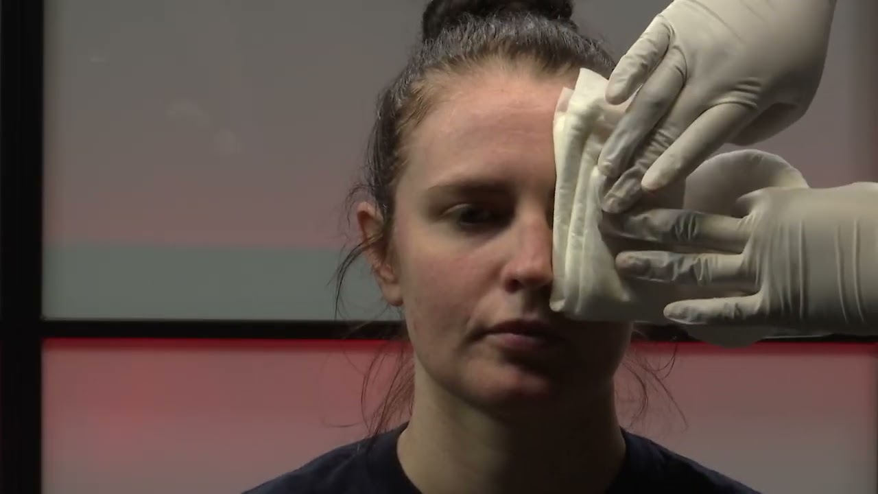EMT/Paramedic Eye Injury Treatment Demonstration
