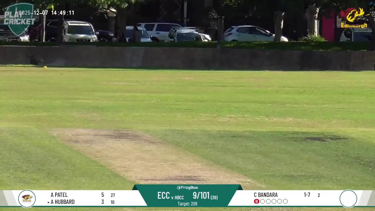 Edinburgh Sunday 1st XI v Hawthorn Boroondara Sunday 2nd XI