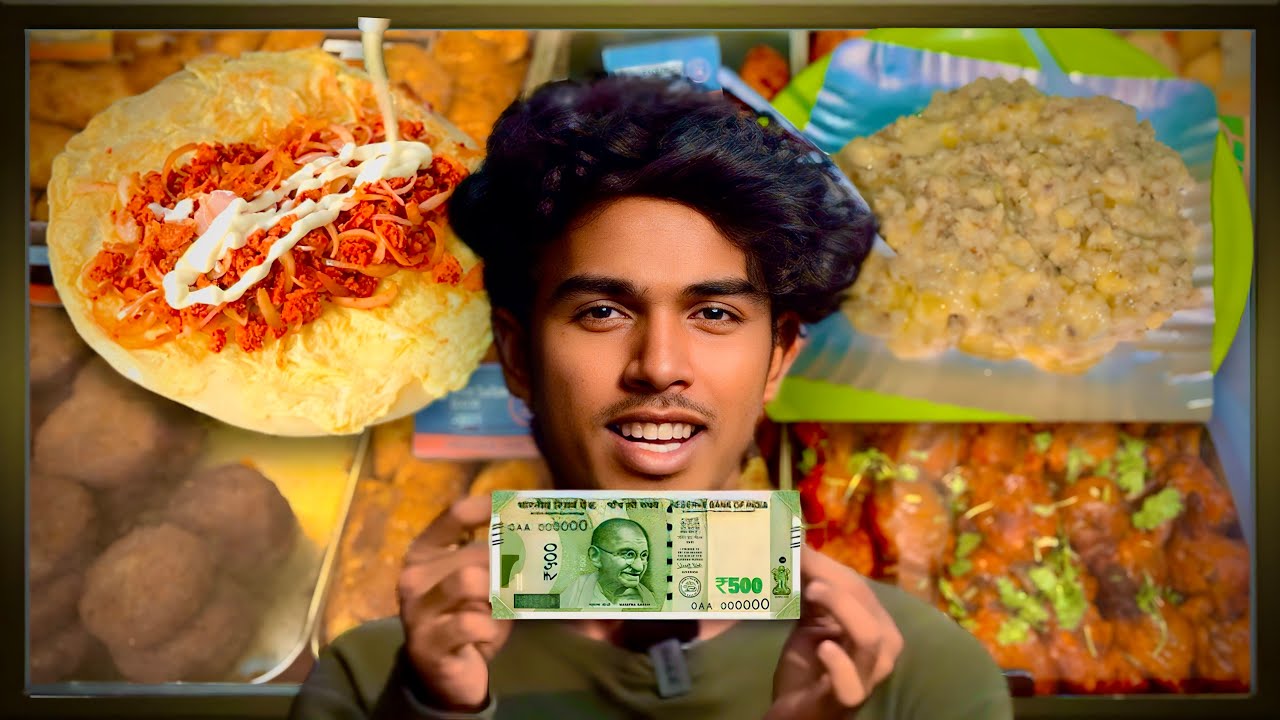LOCAL FOOD TOUR WITH 500 RUPEES 💰 | 500 രൂപക്ക് ഇത്രേം ഭക്ഷണമോ😳 | Street Food blogging